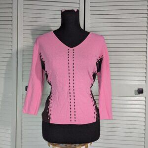 Pink and brown Blouse